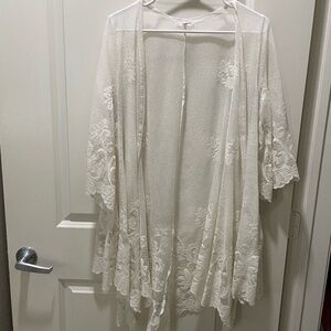 White Lace Kimono (S)